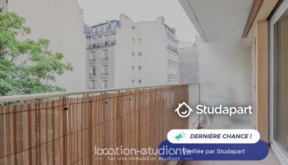 Logement tudiant Studio à Paris 17me arrondissement (75017)