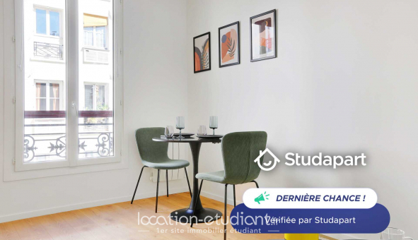 Logement tudiant Studio à Paris 17me arrondissement (75017)