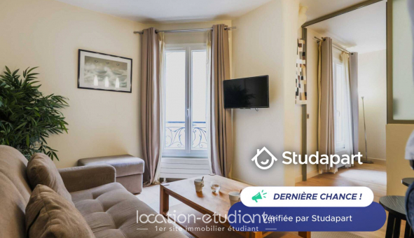 Logement tudiant Studio à Paris 17me arrondissement (75017)