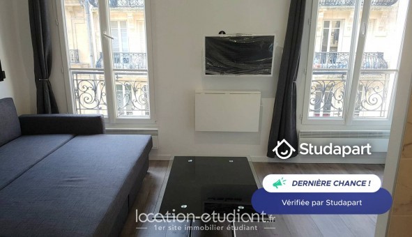 Logement tudiant Studio à Paris 17me arrondissement (75017)