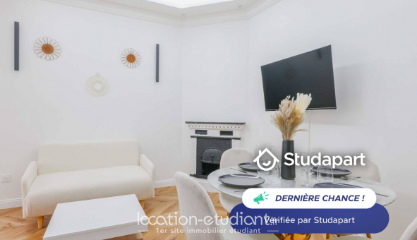 Logement tudiant Location Studio Meublé Paris 17me arrondissement (75017)