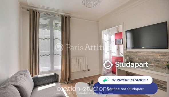 Logement tudiant Location Studio Meublé Paris 17me arrondissement (75017)