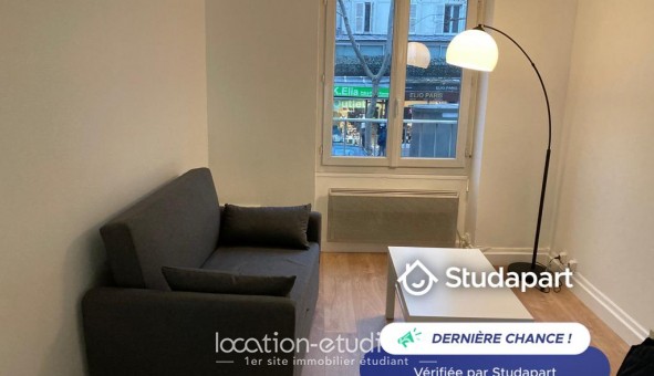 Logement tudiant Location Studio Meublé Paris 17me arrondissement (75017)