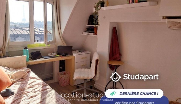 Logement étudiant Location Studio Meublé Paris 17ème arrondissement (75017)