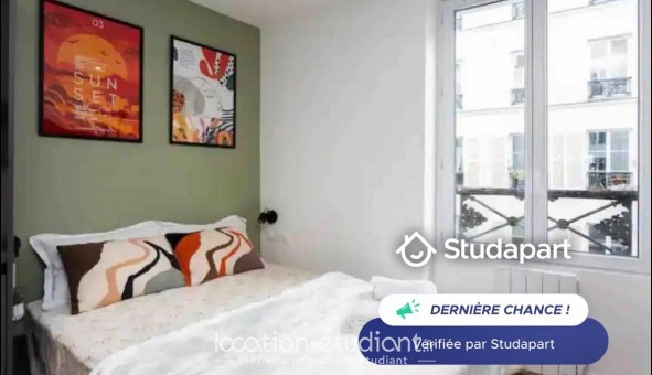 Logement tudiant Studio à Paris 18me arrondissement (75018)