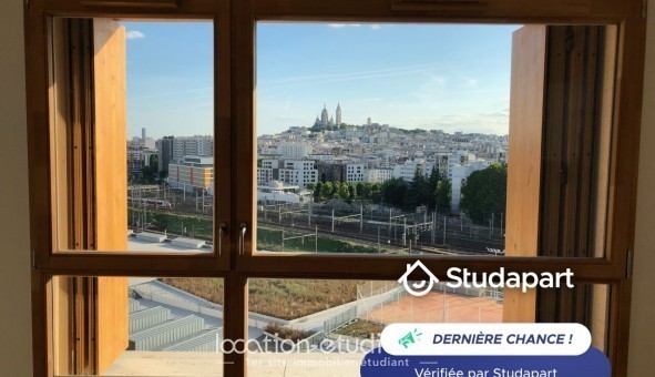 Logement tudiant Studio à Paris 18me arrondissement (75018)