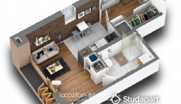 Logement tudiant Studio à Paris 18me arrondissement (75018)