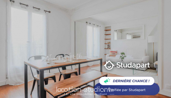 Logement tudiant Studio à Paris 18me arrondissement (75018)