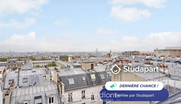 Logement tudiant Location Studio Meublé Paris 18me arrondissement (75018)