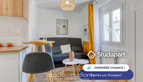 Logement tudiant Location Studio Meublé Paris 18me arrondissement (75018)