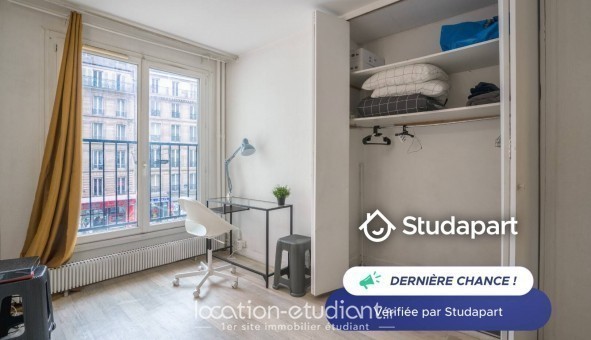 Logement tudiant Studio à Paris 18me arrondissement (75018)