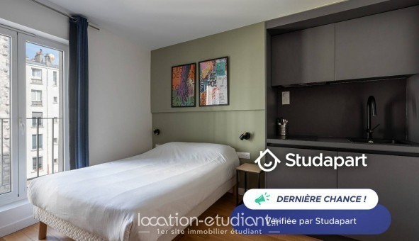 Logement tudiant Location Studio Meublé Paris 18me arrondissement (75018)