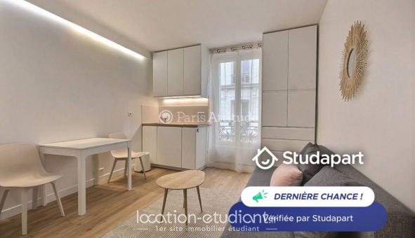 Logement tudiant Location Studio Meublé Paris 18me arrondissement (75018)