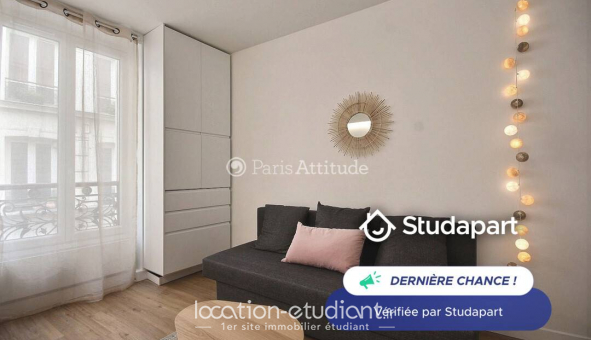 Logement tudiant Studio à Paris 18me arrondissement (75018)