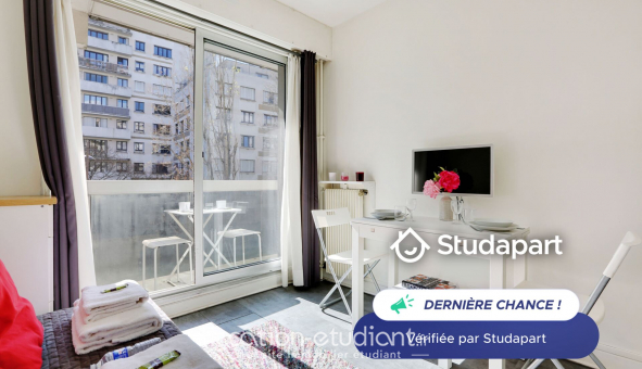 Logement tudiant Studio à Paris 19me arrondissement (75019)