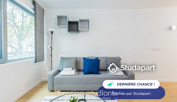 Logement tudiant Studio à Paris 19me arrondissement (75019)