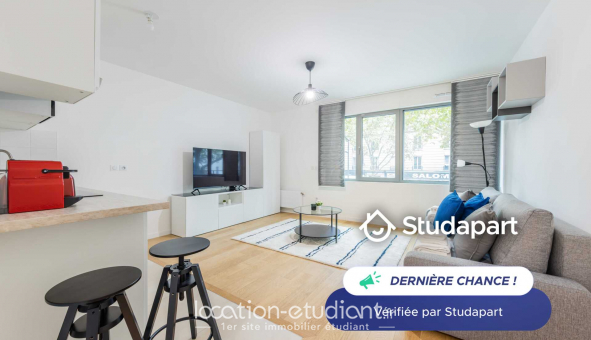 Logement tudiant Studio à Paris 19me arrondissement (75019)