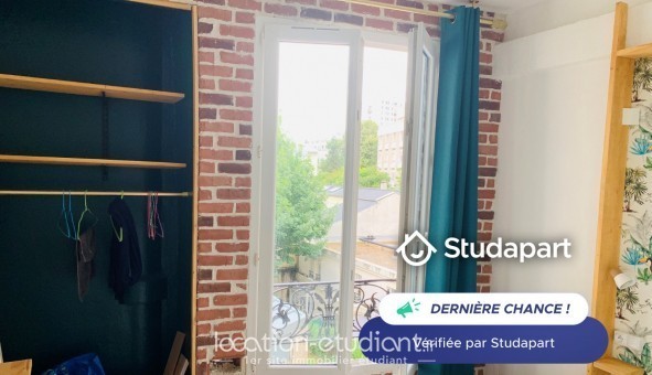 Logement tudiant Studio à Paris 19me arrondissement (75019)