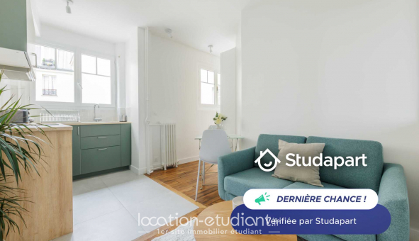 Logement tudiant Studio à Paris 19me arrondissement (75019)