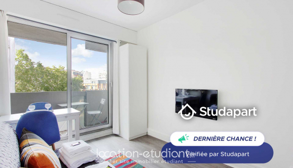 Logement tudiant Studio à Paris 19me arrondissement (75019)