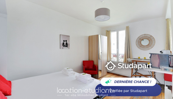 Logement tudiant Studio à Paris 19me arrondissement (75019)