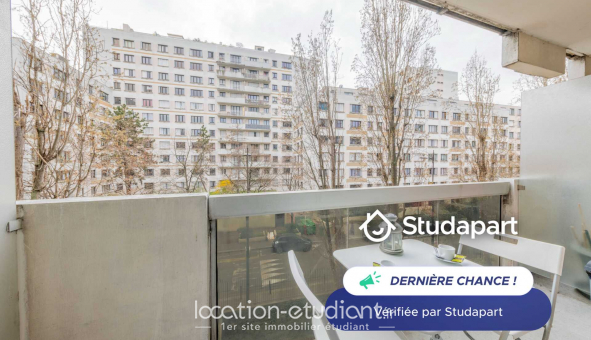 Logement tudiant Studio à Paris 19me arrondissement (75019)