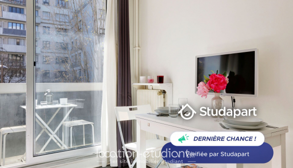 Logement tudiant Studio à Paris 19me arrondissement (75019)