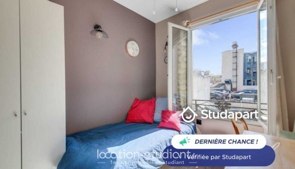 Logement tudiant Studio à Paris 19me arrondissement (75019)