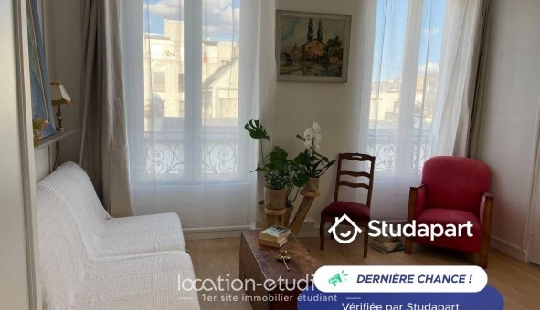 Logement tudiant Studio à Paris 19me arrondissement (75019)