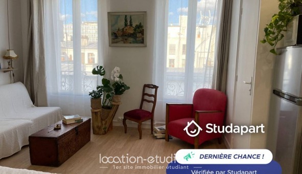 Logement tudiant Studio à Paris 19me arrondissement (75019)