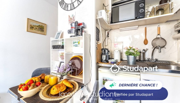 Logement tudiant Studio à Paris 19me arrondissement (75019)