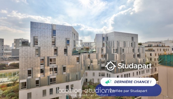 Logement tudiant Studio à Paris 19me arrondissement (75019)