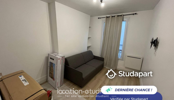 Logement tudiant Location Studio Meublé Paris 19me arrondissement (75019)