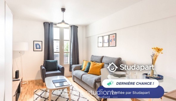 Logement tudiant Studio à Paris 19me arrondissement (75019)