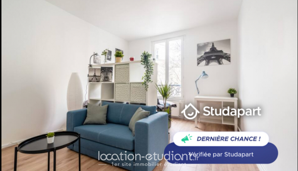 Logement tudiant Studio à Paris 20me arrondissement (75020)