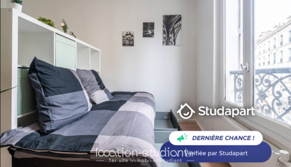 Logement tudiant Studio à Paris 20me arrondissement (75020)