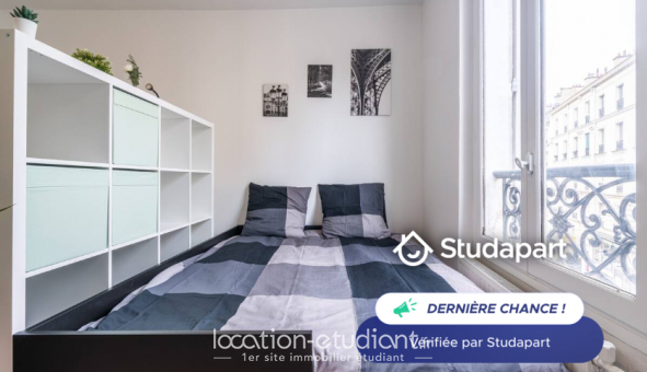 Logement tudiant Studio à Paris 20me arrondissement (75020)