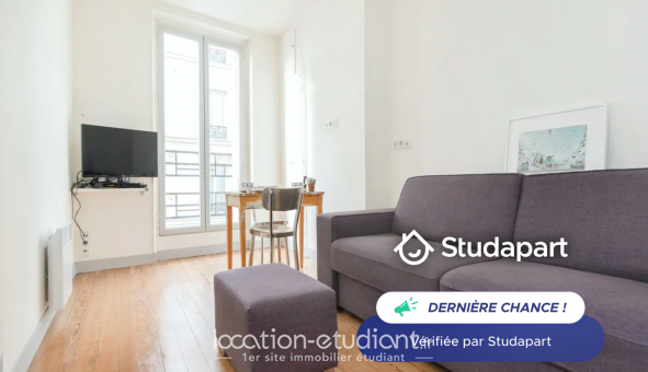 Logement tudiant Studio à Paris 20me arrondissement (75020)