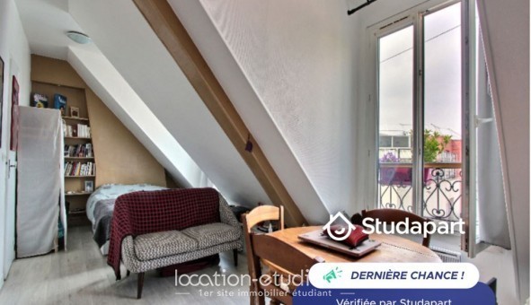 Logement tudiant Studio à Paris 20me arrondissement (75020)