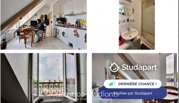 Logement tudiant Studio à Paris 20me arrondissement (75020)