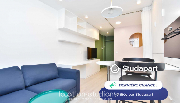 Logement tudiant Studio à Paris 20me arrondissement (75020)