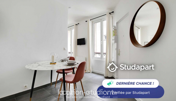 Logement tudiant Studio à Paris 20me arrondissement (75020)