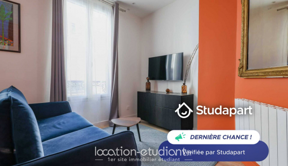 Logement tudiant Studio à Paris 20me arrondissement (75020)