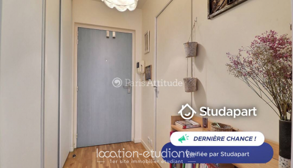 Logement tudiant Studio à Paris 20me arrondissement (75020)