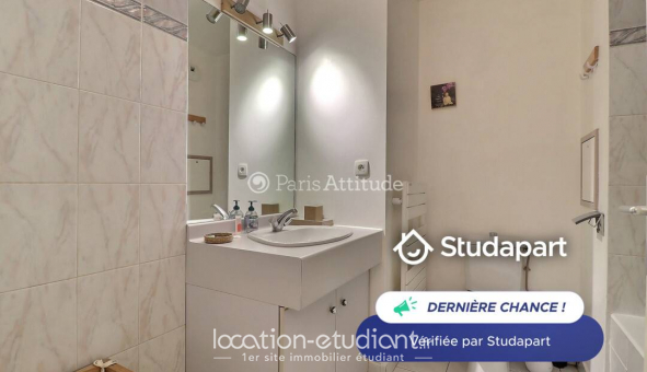 Logement tudiant Studio à Paris 20me arrondissement (75020)