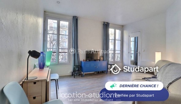 Logement tudiant Location Studio Meublé Paris 20me arrondissement (75020)