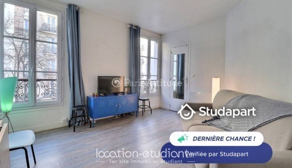 Logement tudiant Studio à Paris 20me arrondissement (75020)