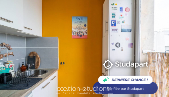 Logement tudiant Studio à Paris 20me arrondissement (75020)