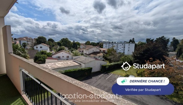 Logement tudiant Studio à Pau (64000)