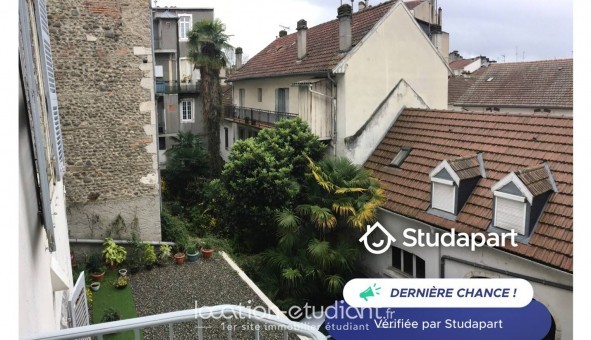 Logement tudiant Studio à Pau (64000)